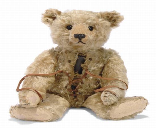 LOUIS VUITTON Monogram Teddy Bear Nonours Pin Brooch 168841