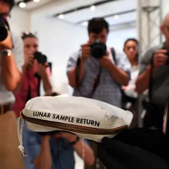 Neil Armstrong's Moon Bag Expected To Get $4 Million At Auction