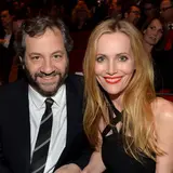 Judd Apatow and Leslie Mann