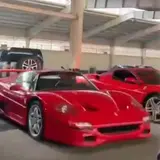 Palace-Storming Syrian Rebels Discover Garage Full Of Luxury Cars Including Rare Ferrari F50