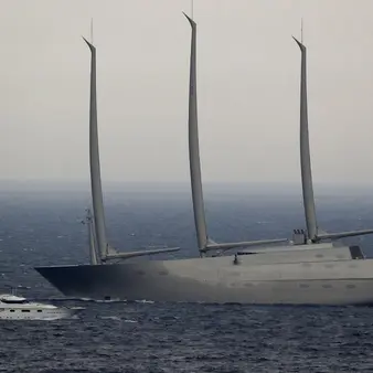 Italy Seizes The $538 Million Sailing Yacht A From Russian Billionaire Andrey Melnichenko