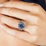Blue Diamond Owned By Late Shirley Temple Expected To Get Up To $35 Million At Auction