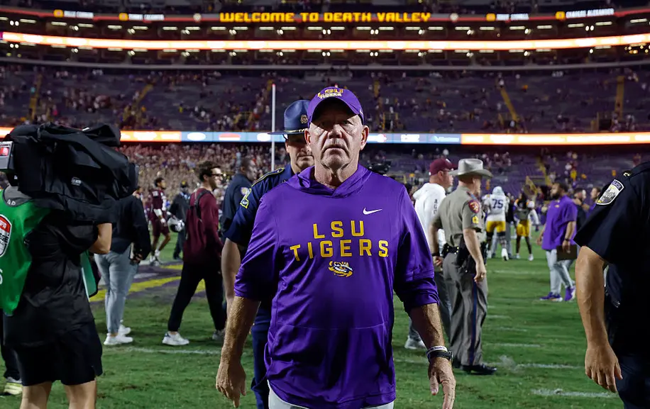 LSU Just Fired Brian Kelly—And He's Owed A $54 Million Buyout