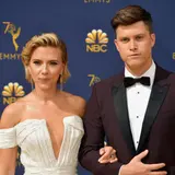 Scarlett Johansson and Colin Jost