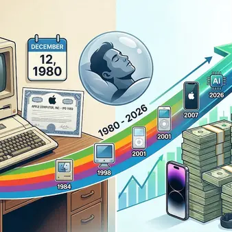 You Bought $10,000 Worth of Apple Shares at IPO, Fell Into a Coma, and Woke Up in March 2026. How Rich Are You Today?