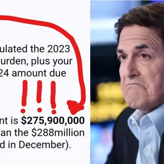 Think Your Tax Bill Was Painful? Wait Til You Hear How Much Mark Cuban Just Wired To The IRS
