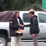 Christmas Miracle Raises Small Fortune For The Most Generous Homeless Guy Ever - Amazing Story!
