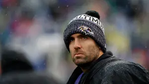 Thumbnail for Joe Flacco Is Sitting On The Bench, But The Ravens Still Owe Him $63 Million