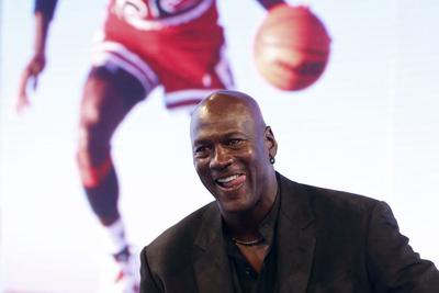 how much percent does michael jordan own of nike