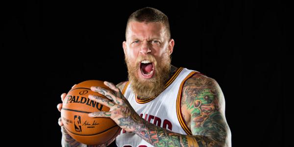 Chris Andersen shows off his ink for PETA anti-fur campaign