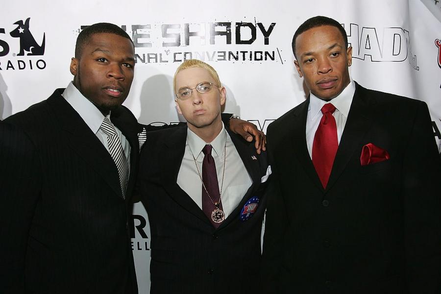 50 Cent, Eminem and Dr Dre