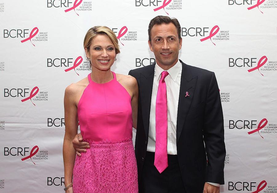 Andrew Shue and wife Amy Robach