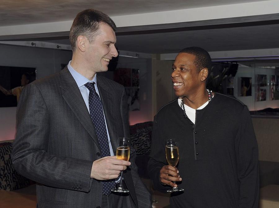 Mikhail Prokhorov and Jay-Z