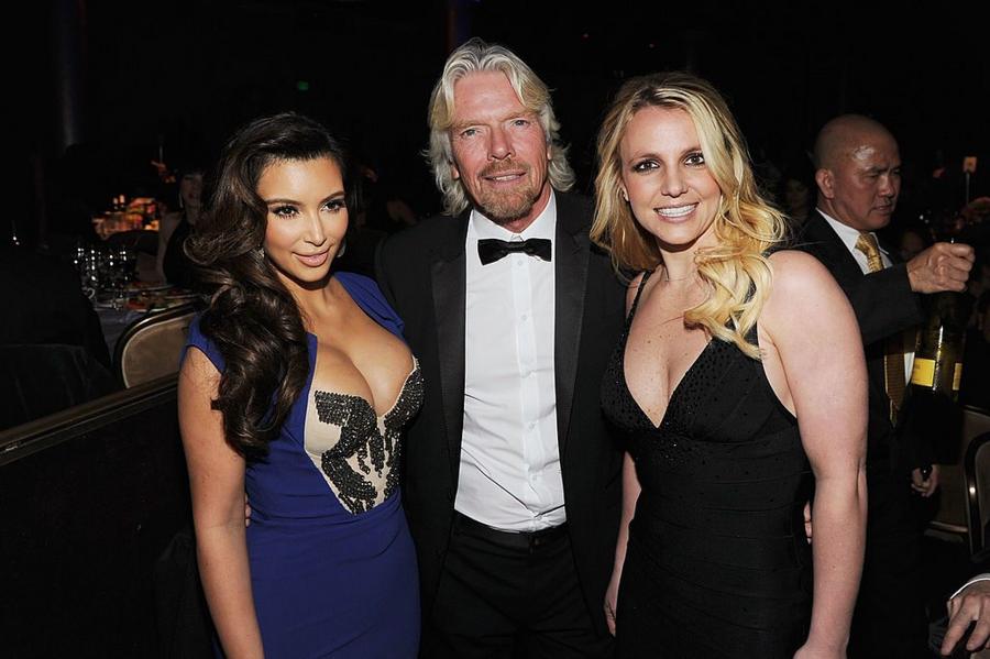 Richard Branson, Kim and Britney