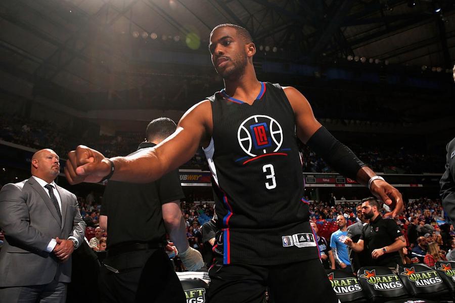 SACRAMENTO, CA - FEBRUARY 26: Chris Paul #3 of the Los Angeles Clippers gets ready for their game against the Sacramento Kings at Sleep Train Arena on February 26, 2016 in Sacramento, California. NOTE TO USER: User expressly acknowledges and agrees that, by downloading and or using this photograph, User is consenting to the terms and conditions of the Getty Images License Agreement. (Photo by Ezra Shaw/Getty Images)