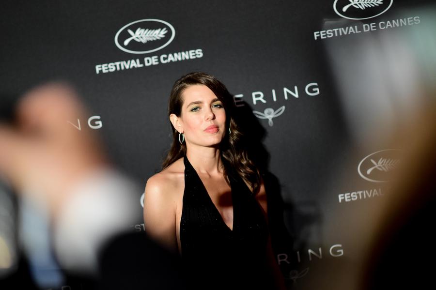CANNES, FRANCE - MAY 13: Charlotte Casiraghi attend the Women in Motion Awards Dinner, presented by Kering and the 71th Cannes Film Festival at the Place de la Castre on May 13, 2018 in Cannes, France.
