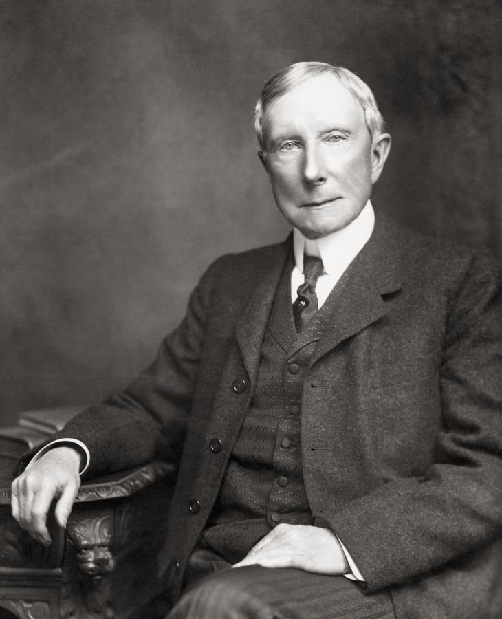 John D Rockefeller Jr is shown with his father in 1925, 1925. After News  Photo - Getty Images