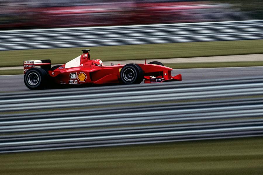 Formula One Ferraris driven by Michael Schumacher