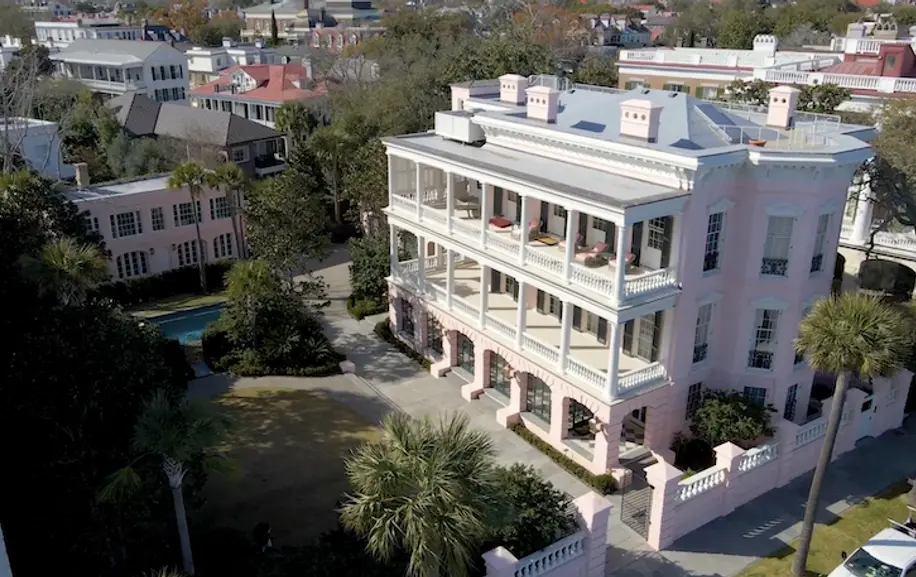 Trump's Treasury Secretary Pick Scott Bessent Recently Listed This Historic "Pink Palace" In Charlestone For $22.5 Million