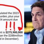 Think Your Tax Bill Was Painful? Wait Til You Hear How Much Mark Cuban Just Wired To The IRS