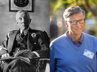 The richest person in the world every decade from 1820 to 2020