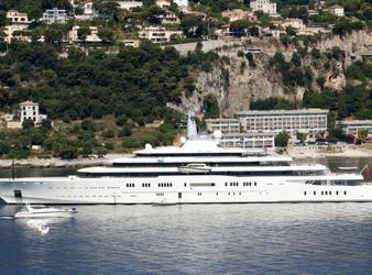 Inside the 280-foot yacht seized by the French government