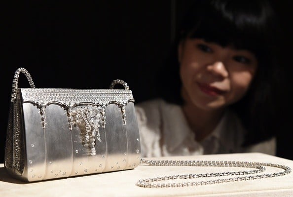 Diamond Studded Platinum Handbag by Ginza Tanaka - the most expensive purse in the world