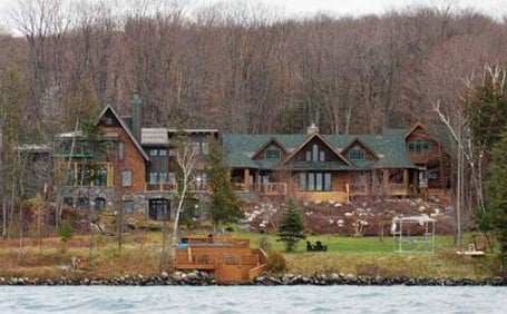 Michael Moore's house: A $2 million mansion on Torch Lake, Michigan.