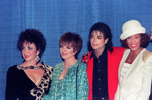 Michael Jackson gathers with Elizabeth Taylor, Liza Minnelli and Whitney Houston 