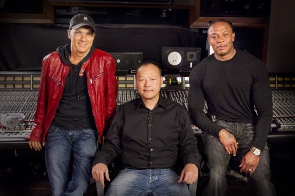 Jimmy Iovine, Peter Chou and Dr. Dre 