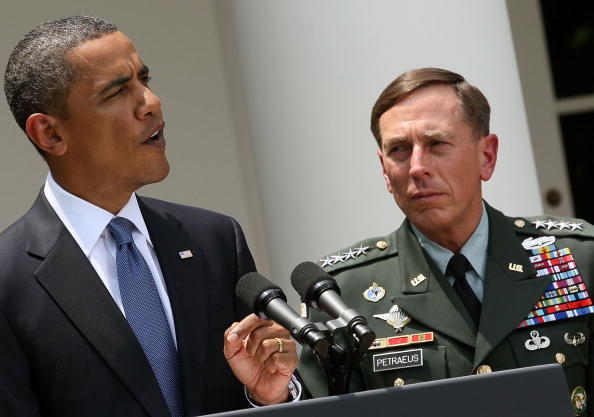 David Petraeus With President Obama
