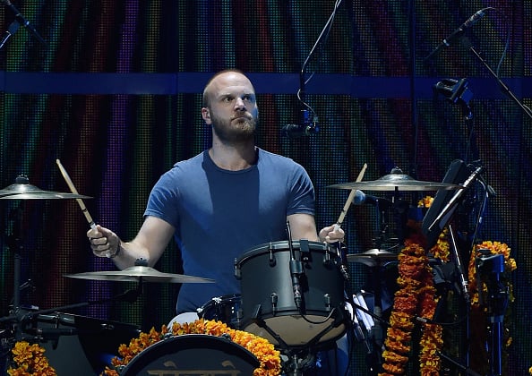 Will and his awesome drum set! Will Champion of Coldplay.