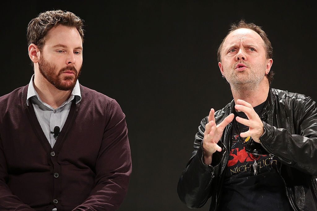 Sean Parker and Lars Ulrich