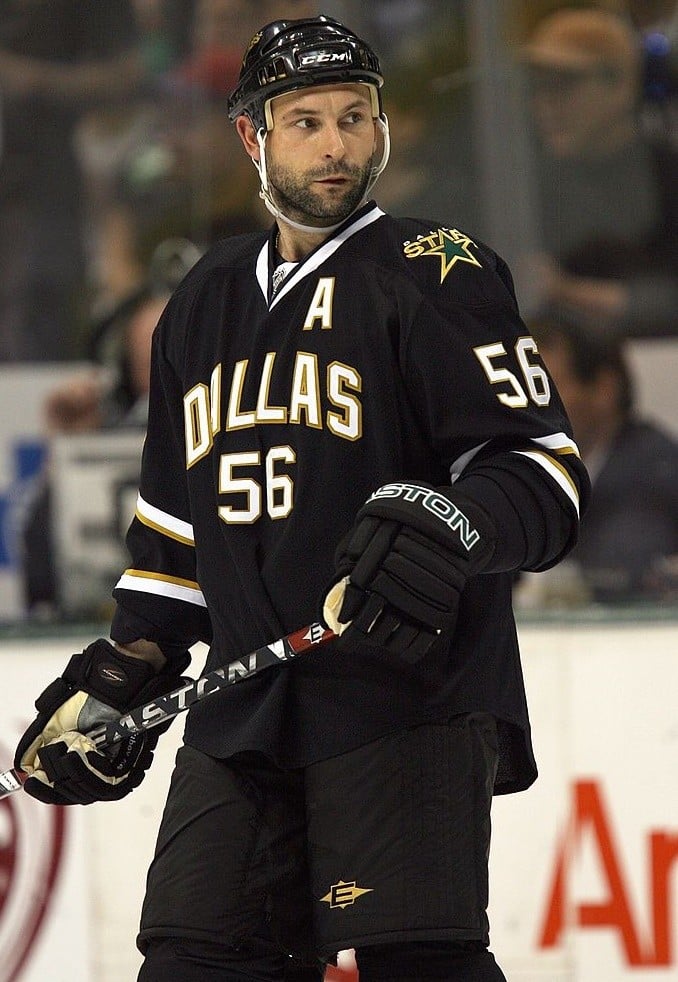 Dallas Stars Sergei Zubov No. 56 jersey retirement 