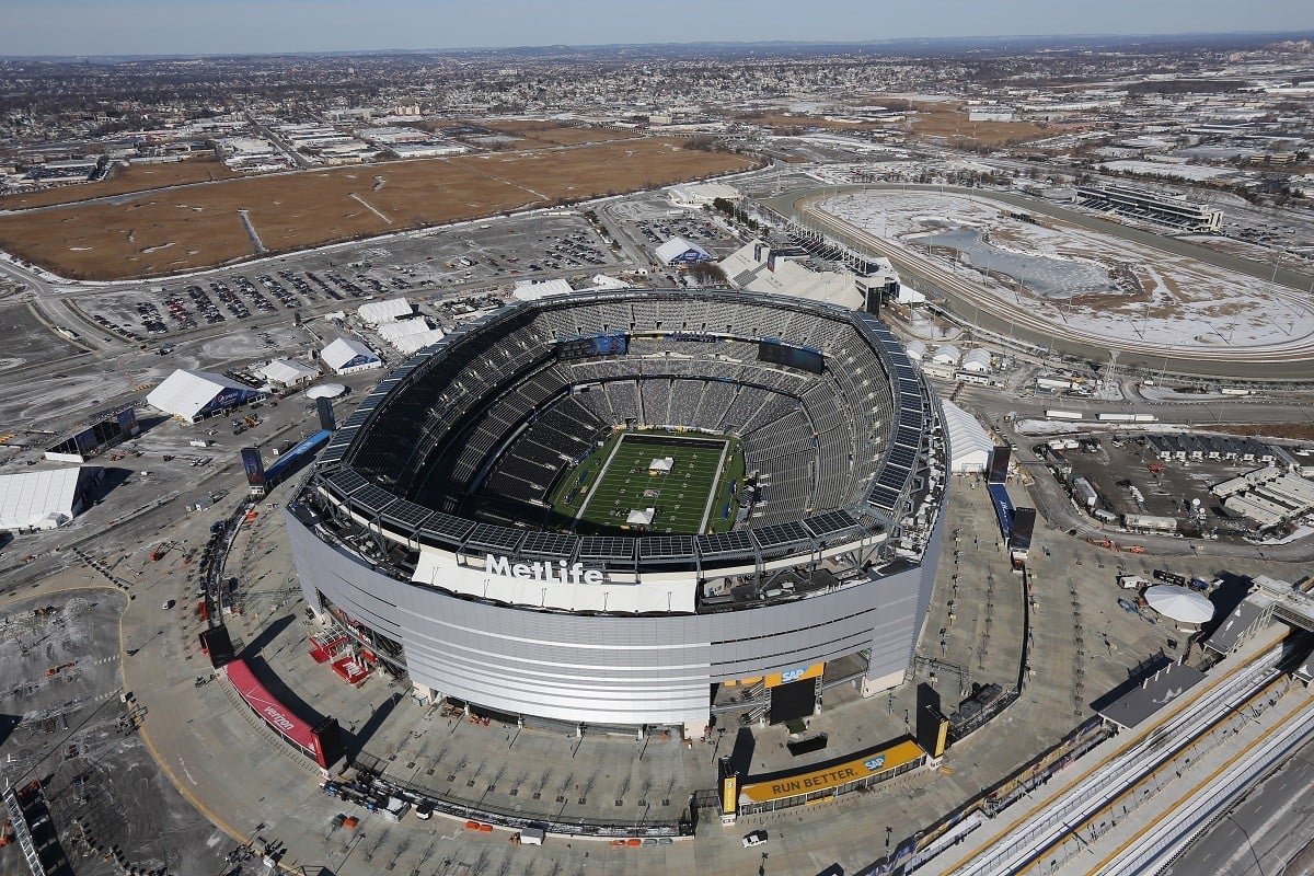 New York Giants MetLife Stadium Aerial View 8 x 10 Football