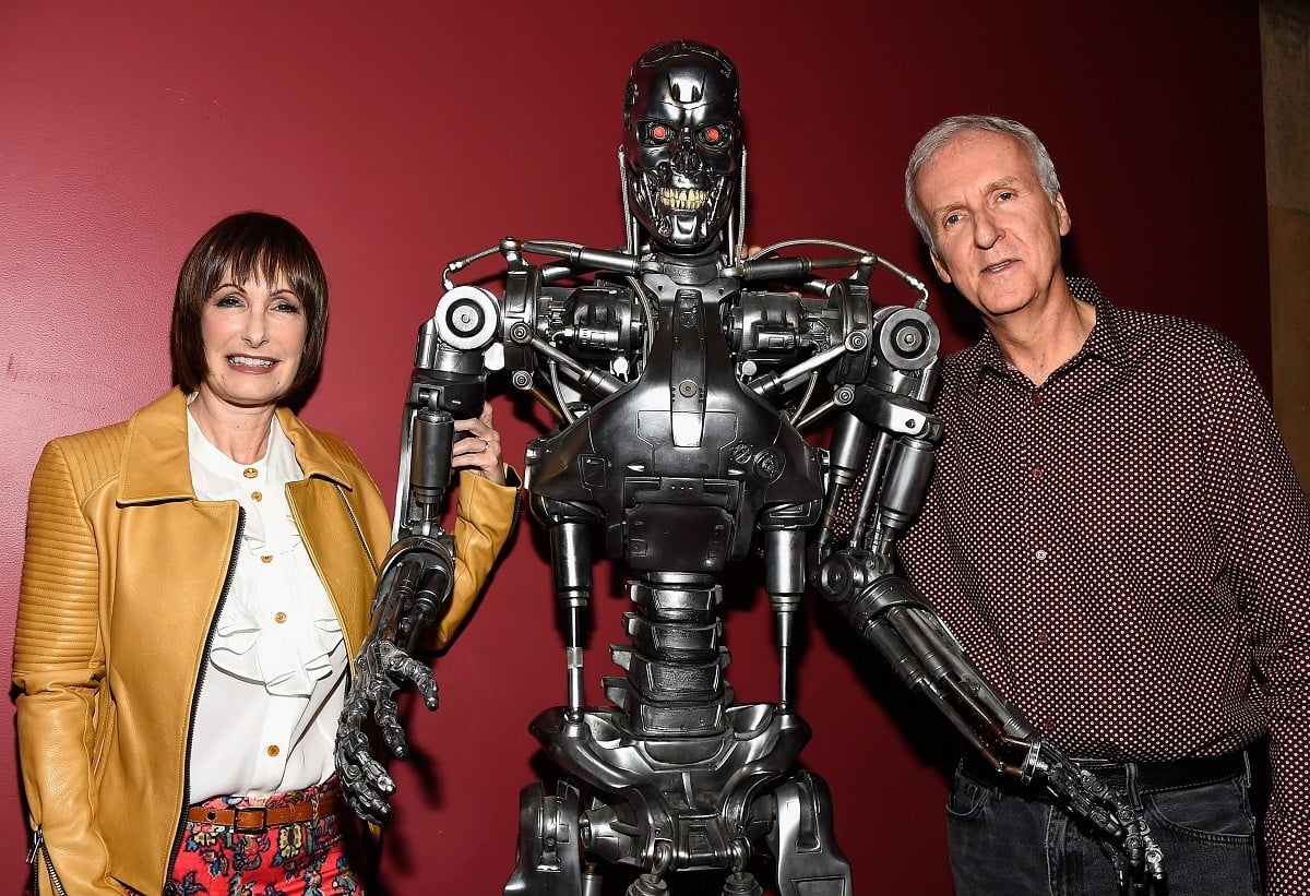 Gale Anne Hurd and James Cameron