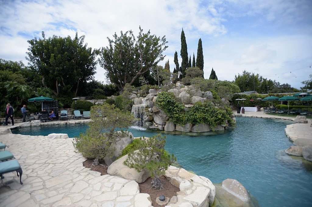 LOS ANGELES, CA - MAY 14: A view of the grotto during Playboys 2015 Playmate of the Year Ceremony at the Playboy Mansion on May 14, 2015 in Los Angeles, California. (Photo by Jason Kempin/Getty Images for Playboy)