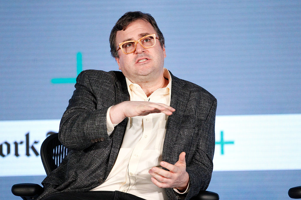 attends/speaks onstage at The New York Times New Work Summit on March 1, 2016 in Half Moon Bay, California.