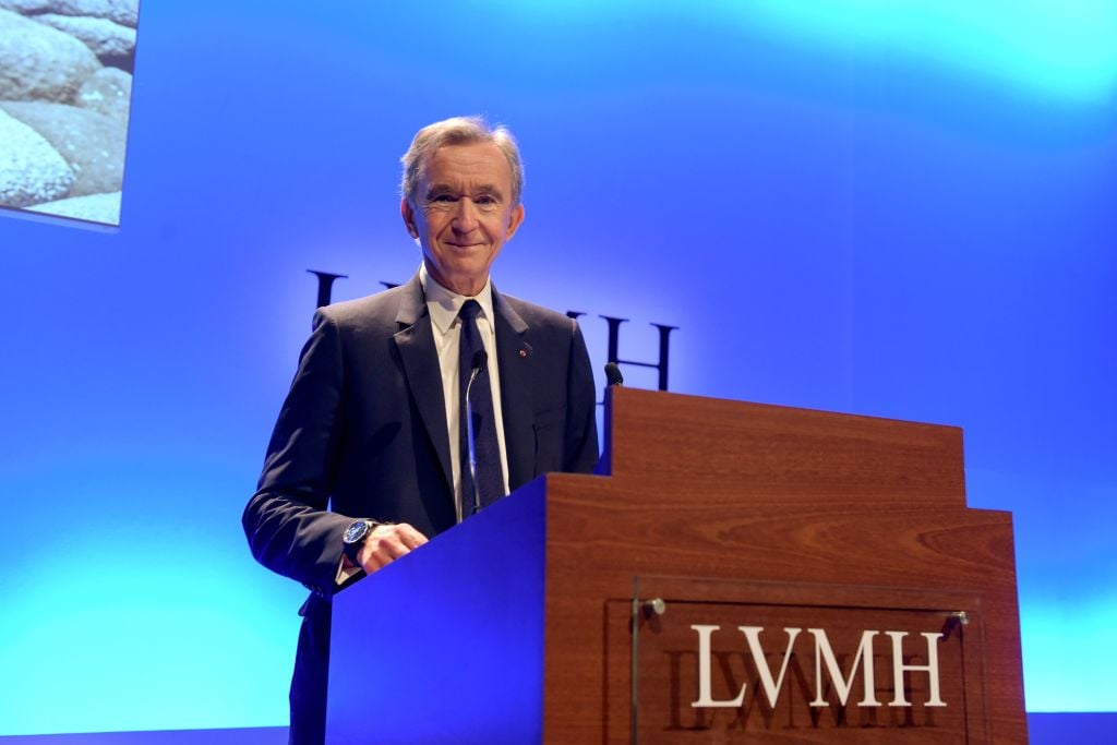 Bernard Arnault, billionaire and chairman of LVMH Moet Hennessy Louis  News Photo - Getty Images
