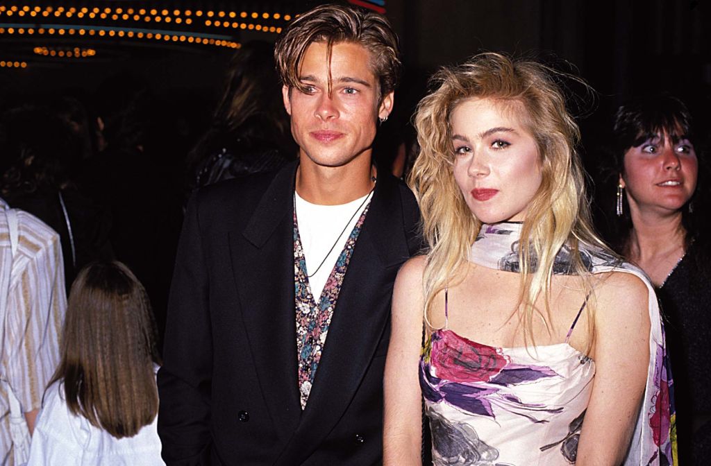 Brad Pitt & Christina Applegate in 1989