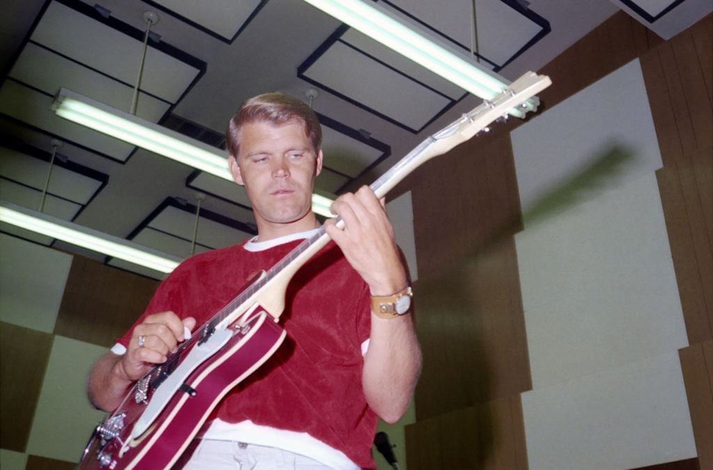 Glen Campbell at Capitol Records, June 1, 1967 (Photo by Jasper Dailey/ Michael Ochs Archives/Getty Images)