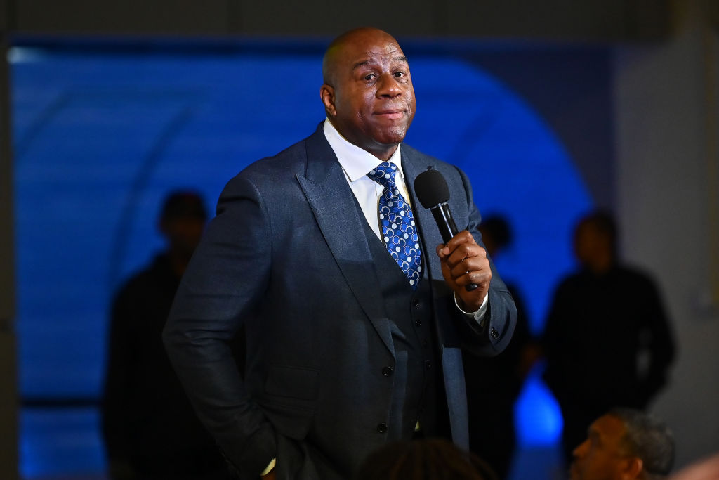 Magic Johnson Group Submits $6 Billion Bid To Buy Commanders From Dan Snyder